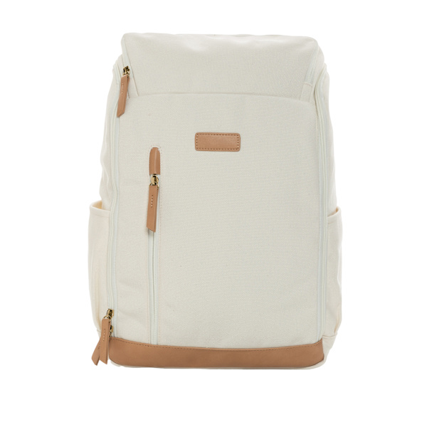 XD Collection Impact Aware Återvunnen Canvas Laptop Ryggsäck One Off White One Size