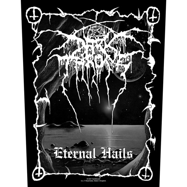 Darkthrone Eternal Hails Patch One Size Svart/Vit Black/White One Size