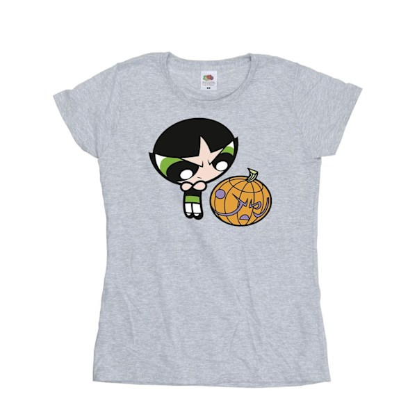 The Powerpuff Girls Dam/Damflickor Buttercup Pumpa Bomullströja Sports Grey L