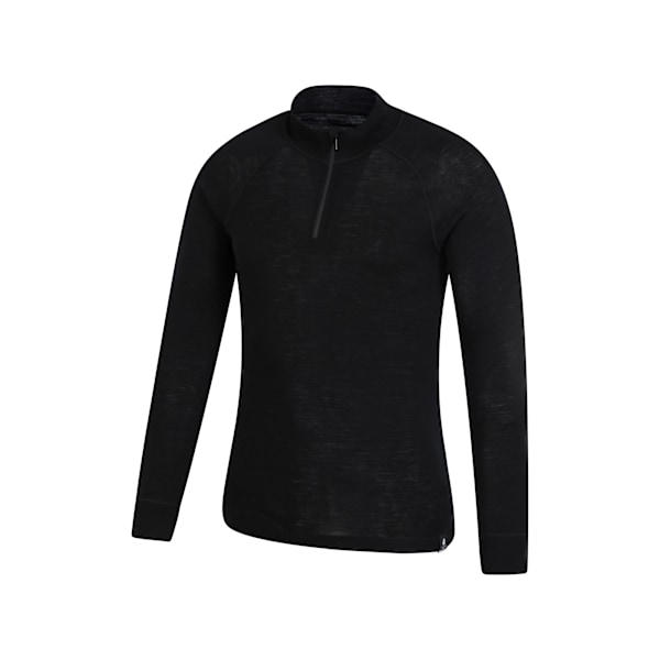 Mountain Warehouse Herr Merino II Baslager Topp 4XL Svart Black 4XL