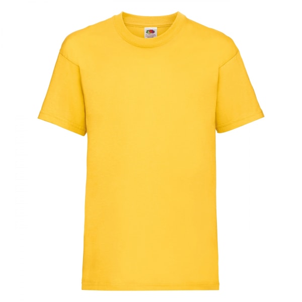 Fruit Of The Loom Barn/Barn Unisex Valueweight Kortärmad T-shirt Sunflower 14-15