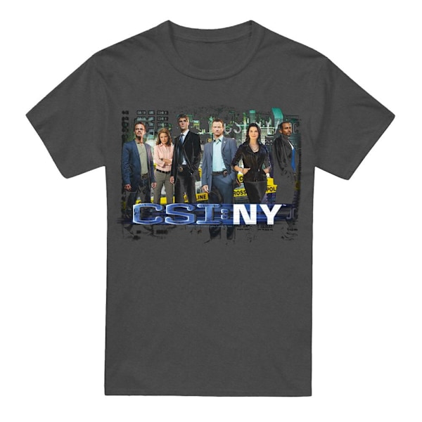CSI: NY Unisex Vuxen Cast T-Shirt L Kolgrå Charcoal L