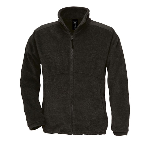 B&C Unisex Vuxen Icewalker+ Fleecejacka L Svart Black L