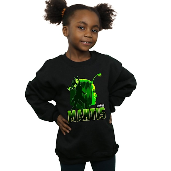 Marvel Girls Avengers Infinity War Mantis Karaktär Sweatshirt Black 12-13 Years