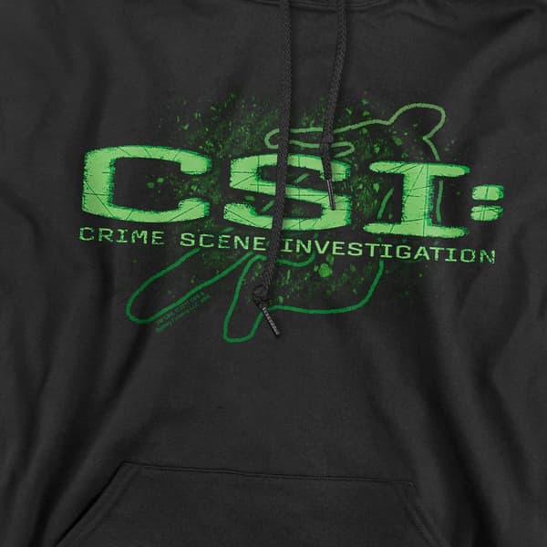 CSI Herr Shadow Sketch Hoodie S Svart Black S