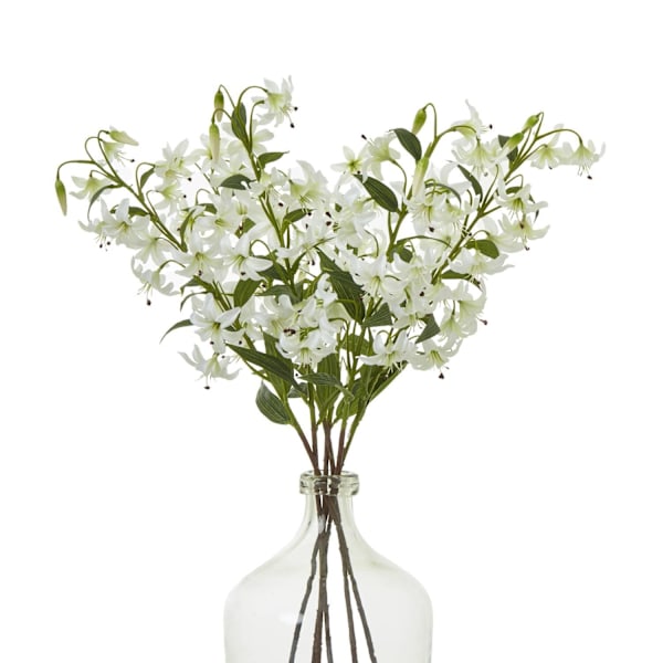 Hill Interiors Turk´s Cap Lily Spray Konstgjord Blomma One Size Green One Size