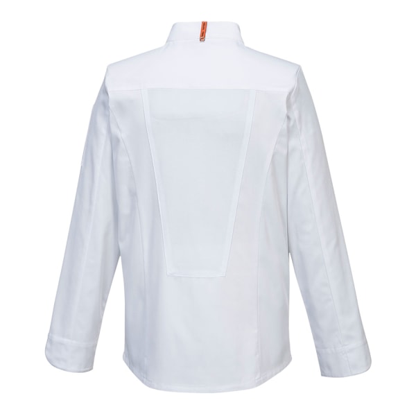 Portwest Pro Air-Mesh Långärmad Kockjacka Herr XS Vit White XS