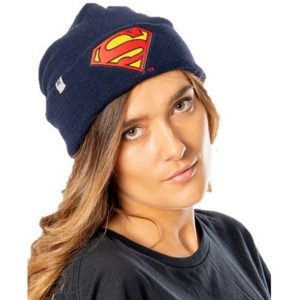 Superman Classic Beanie One Size Marinblå Navy One Size