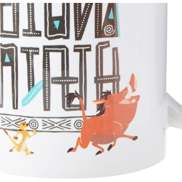 The Lion King Hakuna Matata Mugg En Storlek Vit/Gul/Orange White/Yellow/Orange One Size