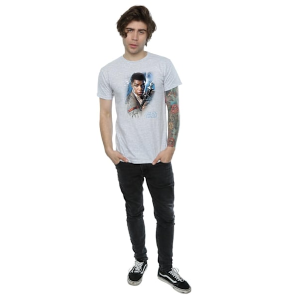 Star Wars The Last Jedi Finn Borstad T-shirt M Sports Grey Sports Grey M