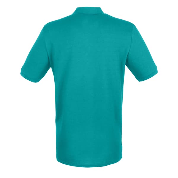 Henbury herr modern passform bomullspiké poloskjorta L Bright Jade Bright Jade L