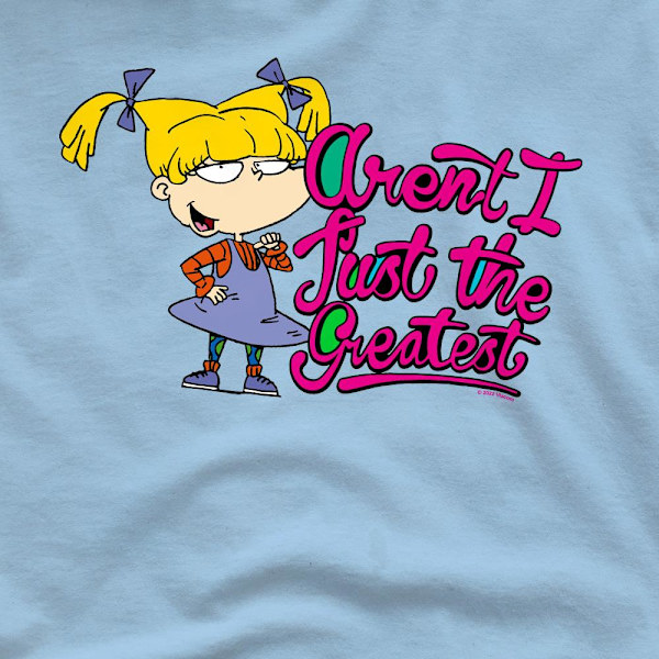 Rugrats Herr Aren´t I Just The Greatest Angelica T-Shirt S Ljus Light Blue S
