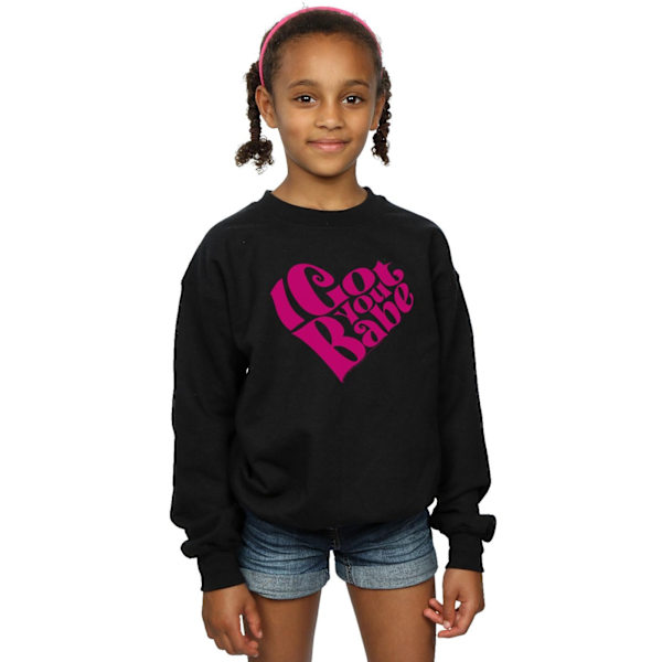 Sonny & Cher Girls I Got You Babe Sweatshirt 3-4 år Svart Black 3-4 Years