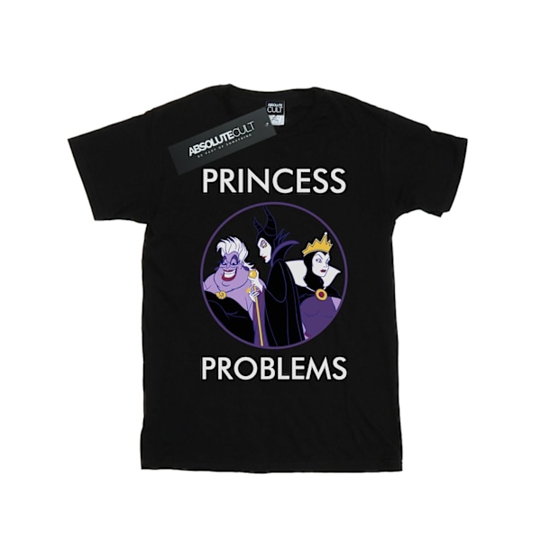 Disney Dam Villains Princess Huvudvärk Bomulls Boyfriend T-shirt Black XXL