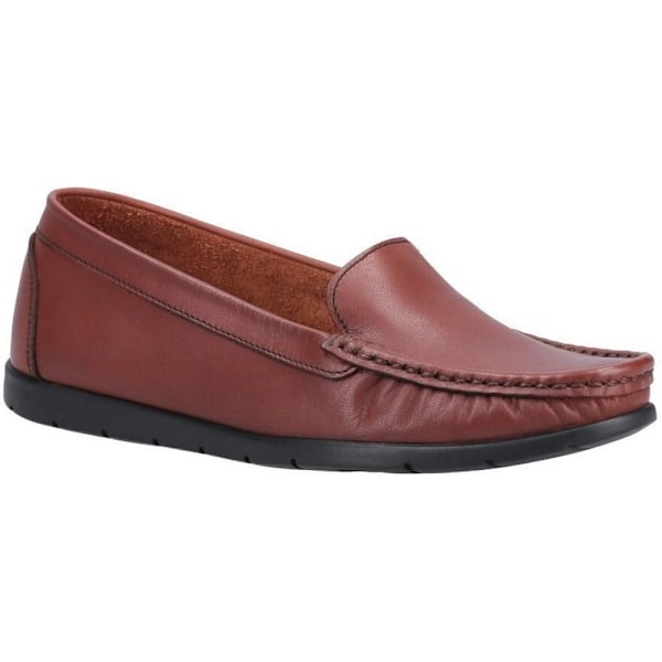 Fleet & Foster Dam/Damer Tiggy Läder Loafers 4 UK Tan Tan 4 UK