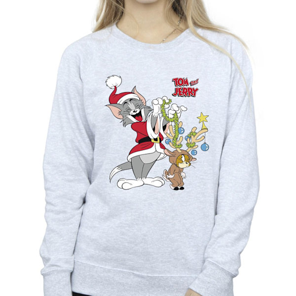 Tom & Jerry Dam/Damjul Jul Ren Sweatshirt L Sport Sports Grey L