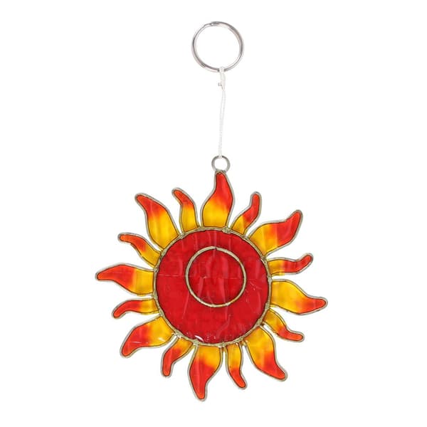 Something Different Hello Sunshine Solfångare En Storlek Röd/Gul Red/Yellow One Size
