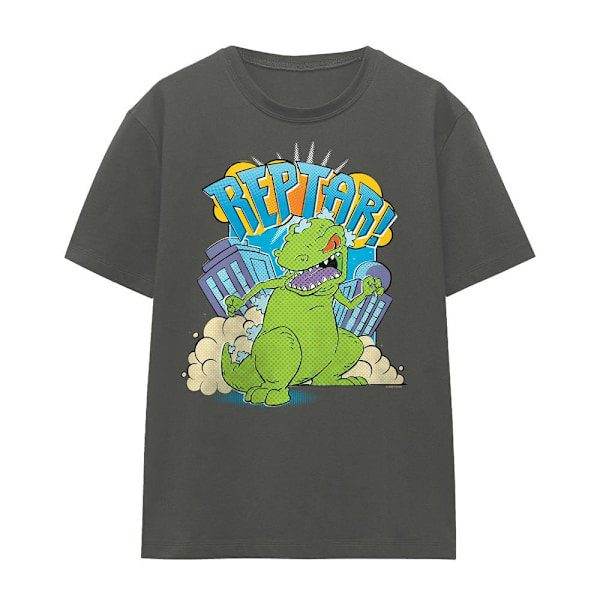Rugrats Unisex Vuxen Stampa Reptar T-Shirt M Kolgrå Charcoal M
