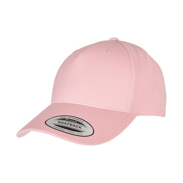 Yupoong Unisex Adult Flexfit 5 Panel Snapback Cap One Size Pris Prism Pink One Size