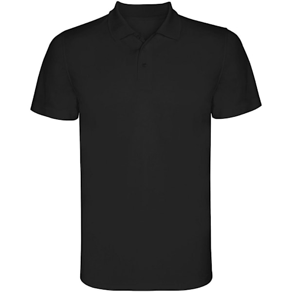 Roly Monzha kortärmad poloskjorta 3XL Solid Black Solid Black 3XL