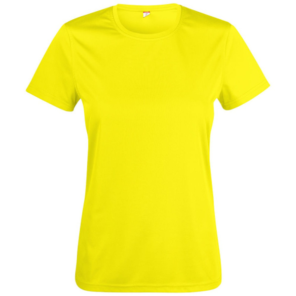 Clique Dam/Kvinnor Basic Active T-Shirt L Synlighet Gul Visibility Yellow L