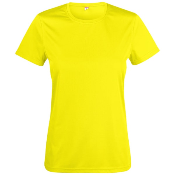 Clique Dam/Kvinnor Basic Active T-Shirt M Synlighet Gul Visibility Yellow M