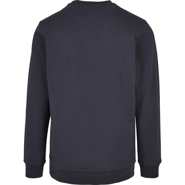Bygg ditt varumärke Herr Basic Crew Neck Sweatshirt XS Marinblå Navy XS