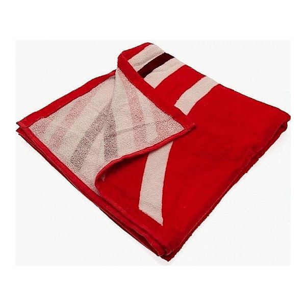 Liverpool FC Officiell Pulse Design Handduk One Size Röd/Vit Red/White One Size