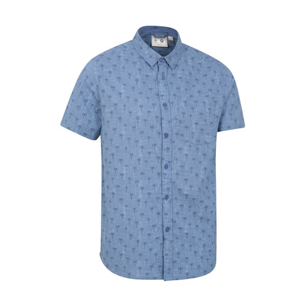 Mountain Warehouse Herr Preston Illustration Palm Tree Skjorta M Blue M