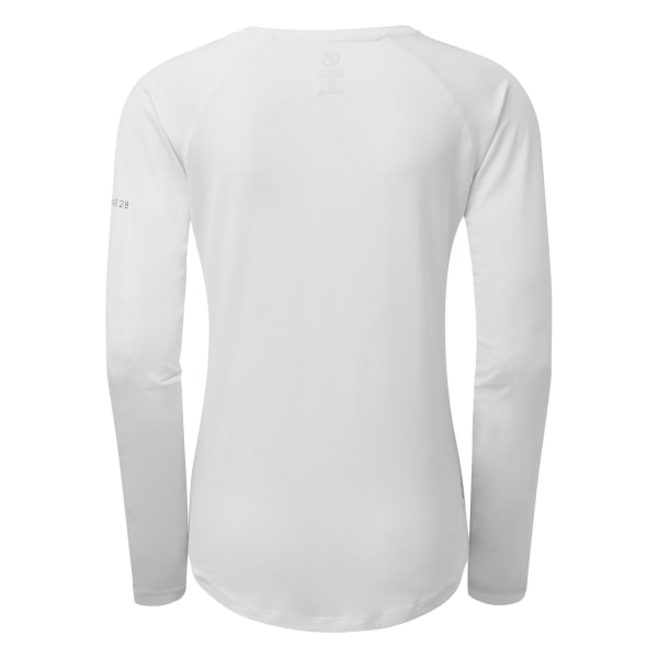 Dare 2B Dam/Kvinnor Discern Långärmad T-shirt 12 UK Vit White 12 UK