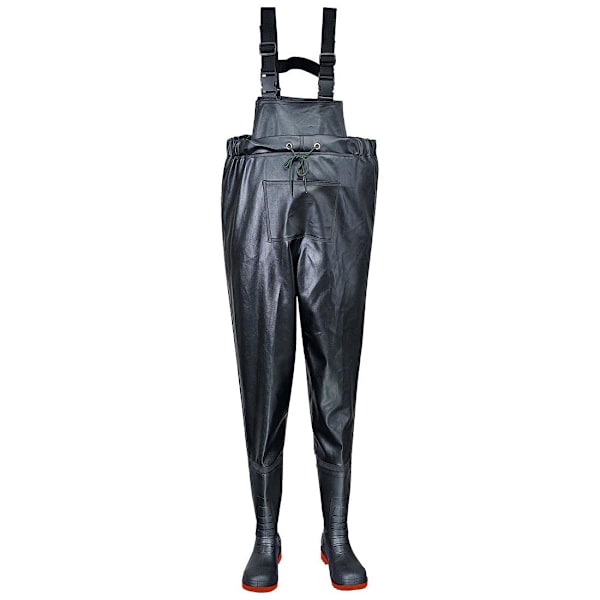 Portwest Justerbar Rem Säkerhetsbröstvadare 10 UK Svart Black 10 UK