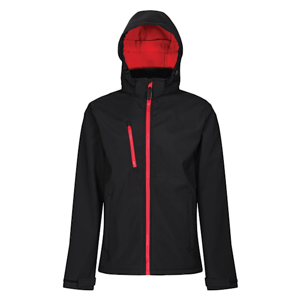 Regatta Herr Venturer 3-lagers membran softshelljacka 3XL Svart/Röd Black/Red 3XL