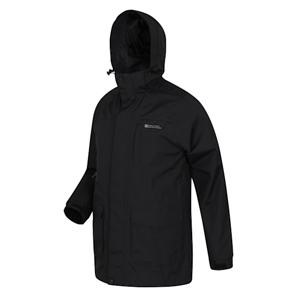 Mountain Warehouse Mens Glacier II Long Vattentät Jacka XXS B Black XXS
