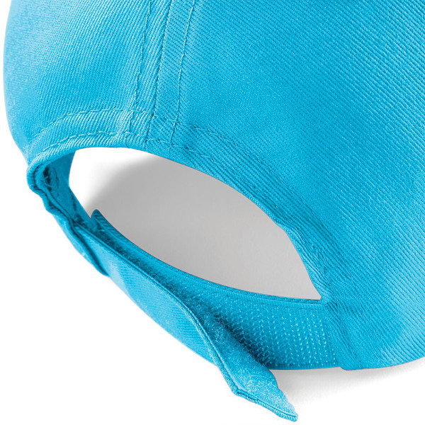 Beechfield Plain Unisex Junior Original 5 Panel Baseball Cap On Surf Blue One Size