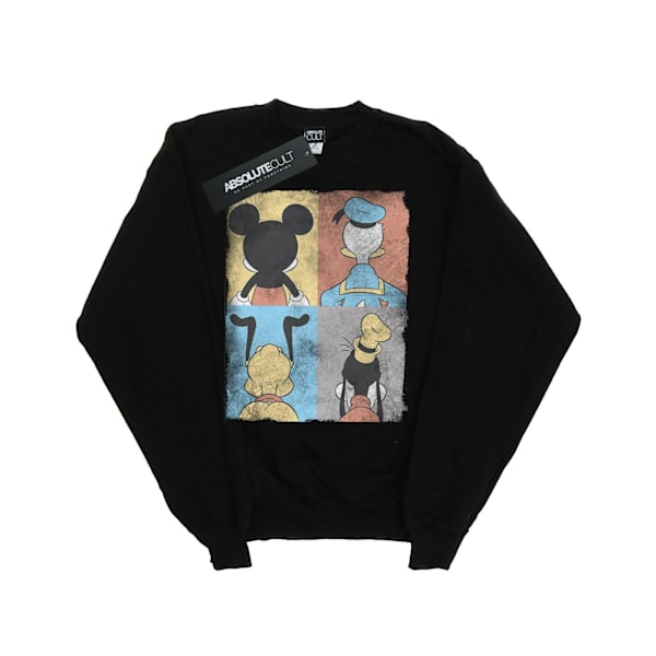 Disney Girls Mickey Mouse Four Backs Sweatshirt 9-11 år Svart Black 9-11 Years