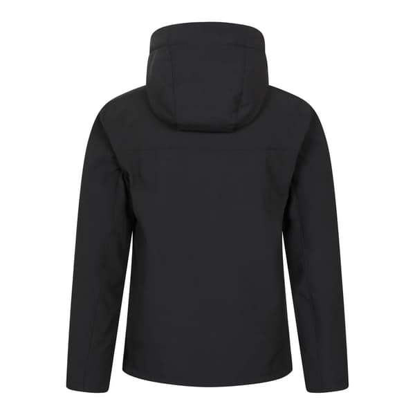 Mountain Warehouse Herr Charleston Fuskpälsfodrad Softshelljacka Black S