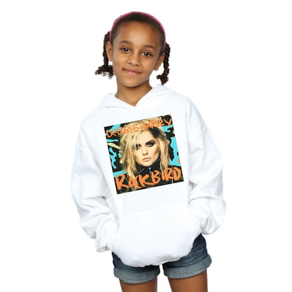 Debbie Harry Girls Rockbird Cover Hoodie 9-11 år Vit White 9-11 Years