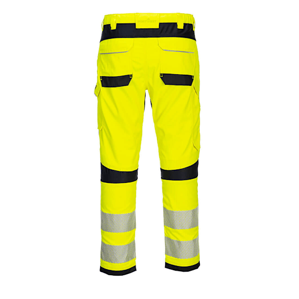 Portwest Modaflame Varsel Skyddsbyxor för Män 30R Yellow/Black 30R