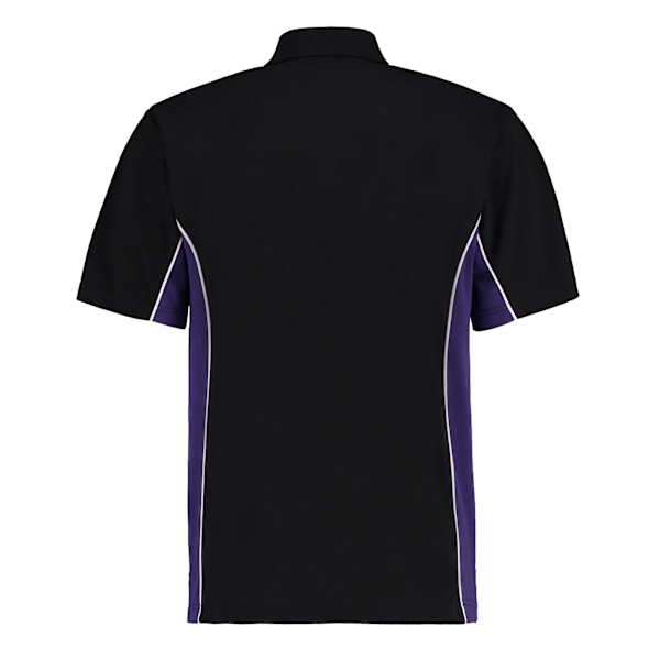 GAMEGEAR Herr Track Polycotton Pique Poloshirt M Svart/Lila Black/Purple M
