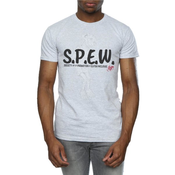 Harry Potter Dobby SPEW T-shirt XXL Sports Grey för män Sports Grey XXL