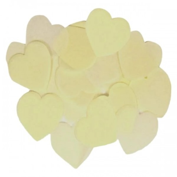 Oaktree Tissue Paper Heart Confetti One Size Ivory Ivory One Size
