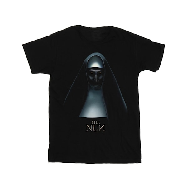 The Nun Damkläder/Dam Film Affisch Bomull Boyfriend T-Shirt 5XL Black 5XL