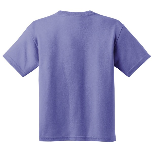 Gildan Youth Unisex Heavy Cotton T-Shirt L Violet Violet L