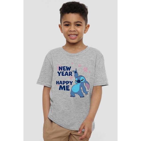 Lilo & Stitch Barn/Barn Nya Året, Happy Me T-Shirt 12-13 År Sport Heather 12-13 Years