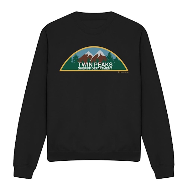 Twin Peaks Unisex Vuxen Sheriff Department Sweatshirt M Svart Black M