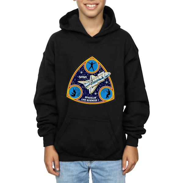 NASA Boys Classic Spacelab Life Science Hoodie 12-13 år Svart Black 12-13 Years