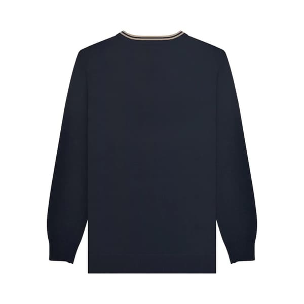 Lambretta Herr Tröja Stickad XL Marinblå/Sten Navy/Stone XL