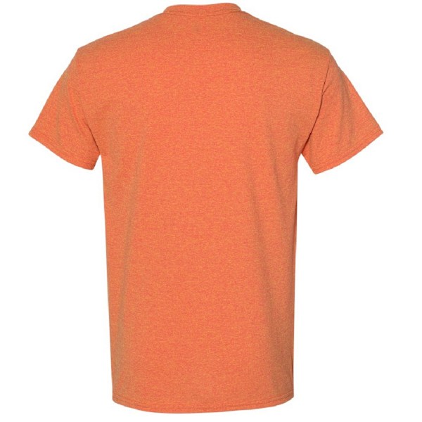 Gildan Herr T-shirt i tung bomull med korta ärmar 2XL Solnedgång Sunset 2XL