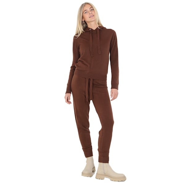 Brave Soul Dam/Kvinnors Loungewear Set L Brun Brown L