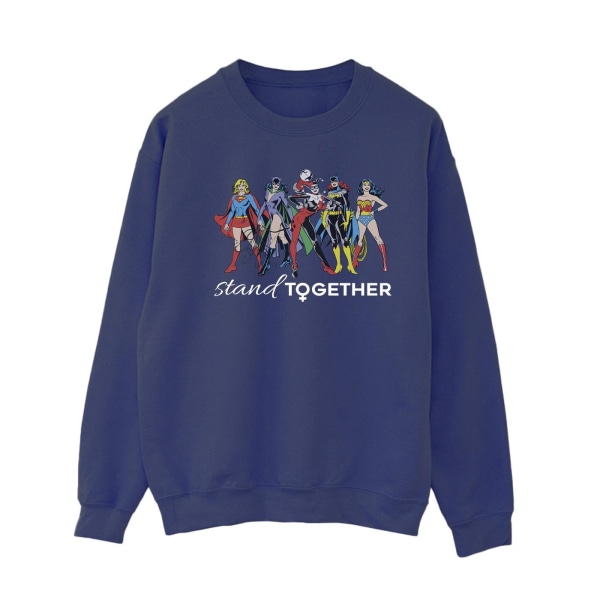 DC Comics Dam/Dam Damer av DC Stand Together Sweatshirt L Navy Blue L